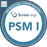 Scrum.org - Professional Scrum Master I (PSM I) badge